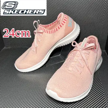 미사용 새상품 스케쳐스 울트라 플렉스 슬립온 핑크 24cm