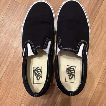 VANS 블랙 슬립온