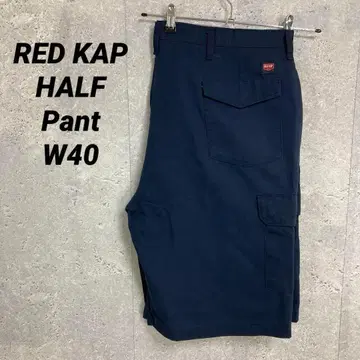 RED KAP 레드캡 네이비 치노 팬츠 하프 팬츠 W40