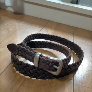 ANGLO 앵글로 가죽 메쉬 벨트 85cm