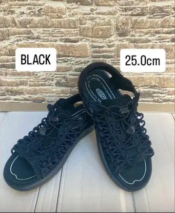 KEEN 킨 블랙 25.0cm