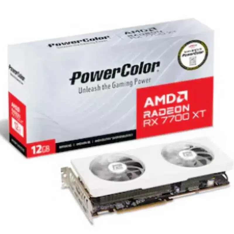 PowerColor RX 7700 XT 화이트