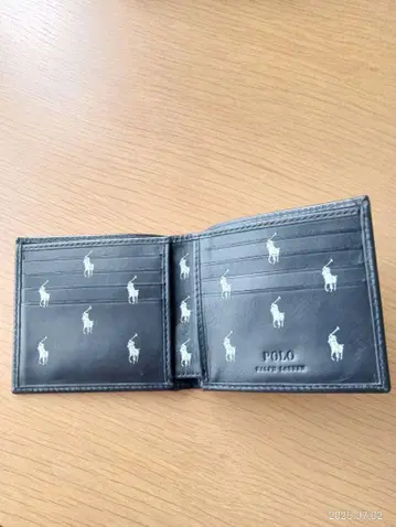 Polo Ralph Lauren 블랙 접이식 지갑