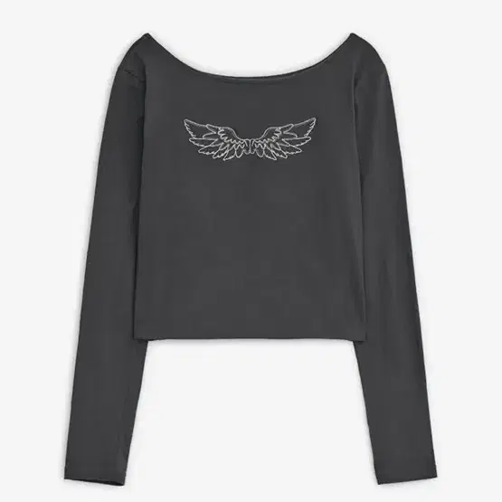◇hug your skin◇ Angel Wing Top Charcoal Shop 허그유어스킨탑 on Bunjang Global Site - No more Korean