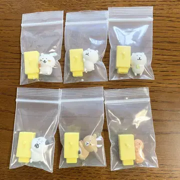 나가노의 곰 케이블 커버 가챠 피규어