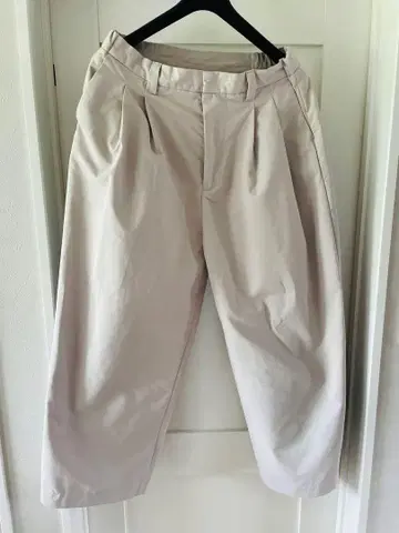 cussil 화이트 와이드 팬츠