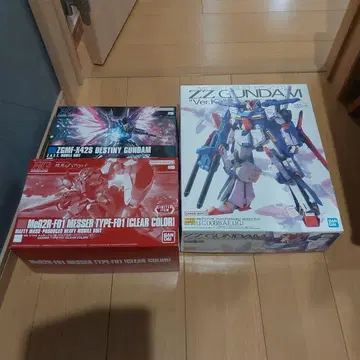 MG ZZ Ver.ka HG 메사 (클리어) HG 데스티니 건담