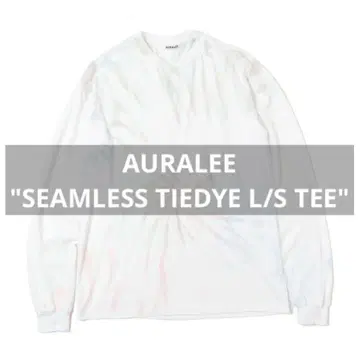 오라리 "SEAMLESS TIEDYE L/S TEE"