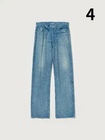 25SS SELVEDGE FADED LIGHT DENIM PANTS 4