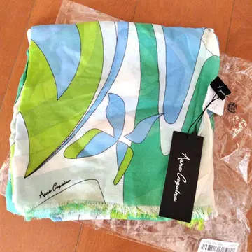 미사용 택 포함 앙코키누 마블 패턴 버터플라이 스톨