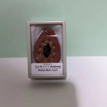 몰다바이트 가죽 펜던트
