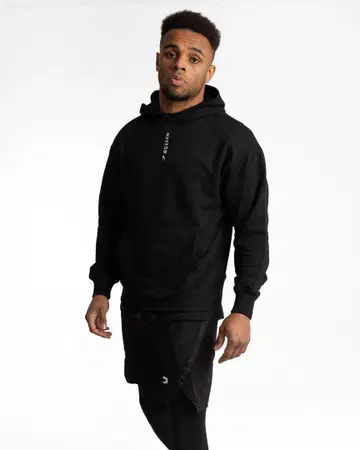 BOXRAW 리니얼 오버 사이즈 후드티