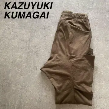 KAZUYUKI KUMAGAI 사루엘 팬츠 코튼 레이온 소재 사이즈 2