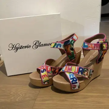 Hysteric Glamour 컬러풀 샌들 23cm