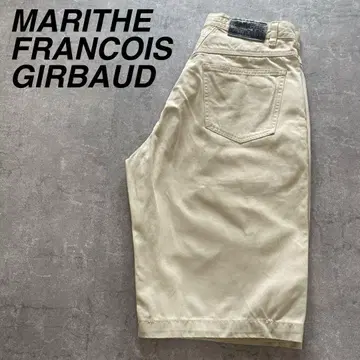 MARITHE FRANCOIS GIRBAUD 하프 팬츠 크림 M 사이즈