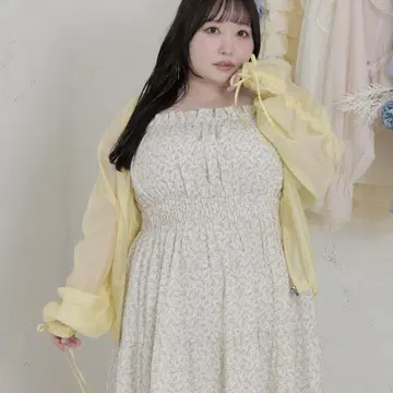 Louiosy 리본 포함 드로스트 시어 블루종