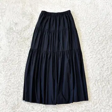 [새상품급] 띠어리 TECH LAWN TIER MAXI SK 롱 스커트
