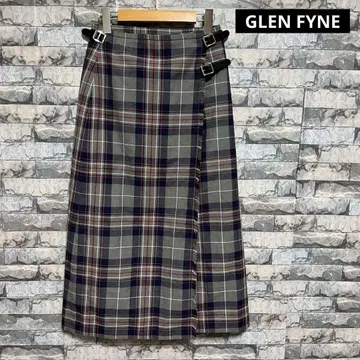 GLEN FYNE 글렌 파인 SLOBE 별주 플리츠 스커트