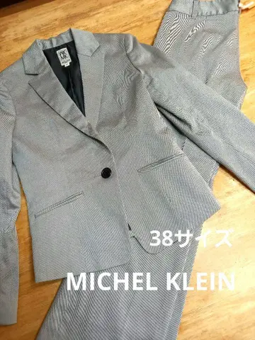 MICHEL KLEIN 팬츠 수트 셋업 38 그레이 여성용