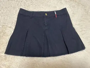 TOMMY GIRL 네이비 플리츠 미니 스커트 M 사이즈