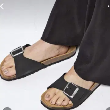 [ VINILO/비닐로 ] shingle buckle sandal