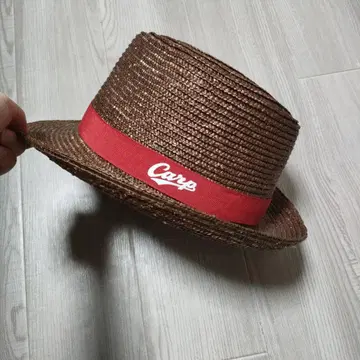Carp 브라운 밀짚모자