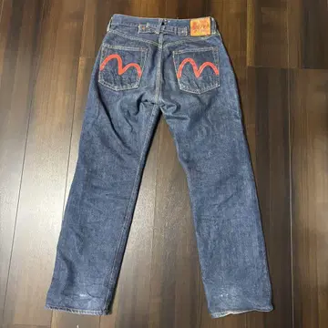 Lot 2504 스트레이트 데님 29 x 35 초기 EVISU EVIS