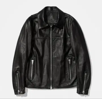A LEATHER DRIZZLER JACKET OVY