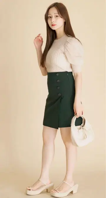 하이웨스트 스커트 숏 팬츠