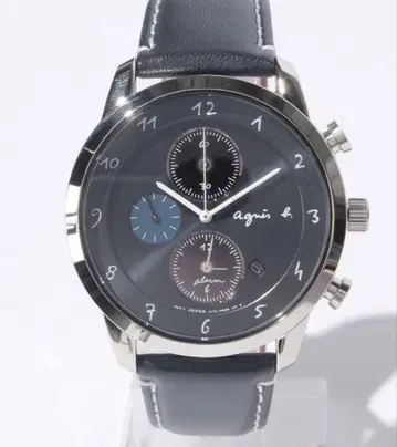 agnes b. 말체로 FBRD972 남성용 손목시계 솔라 SEIKO