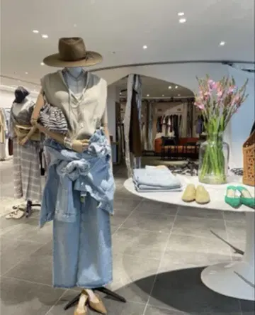 L'Appartement 빅 리브 헨리 넥 톱스