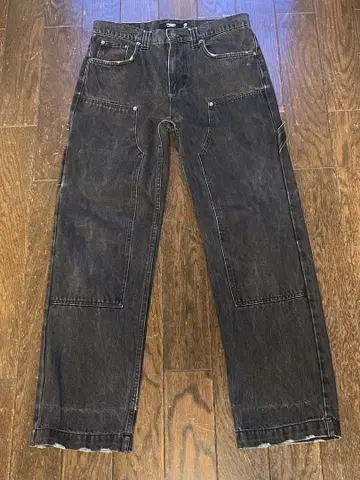 Jaded London 카펜터 데님 W30 L32 블랙 청바지