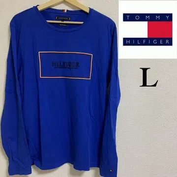 타미힐피거 파랑 L 사이즈 티셔츠