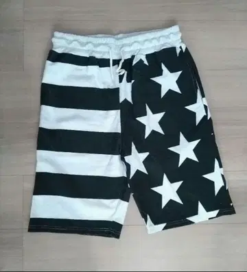 별 패턴 하프 팬츠