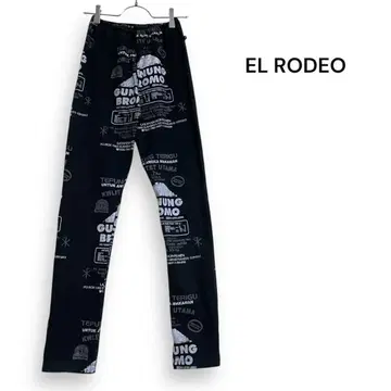 EL LODEO 엘로데오 올 패턴 프린트 팬츠