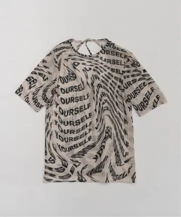 MAISON SPECIAL Distortion Print Top