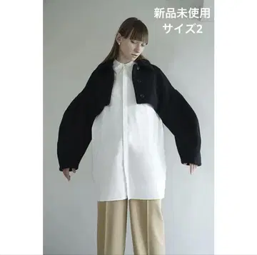 CLANE ROUND SLEEVE SHORT JACKET