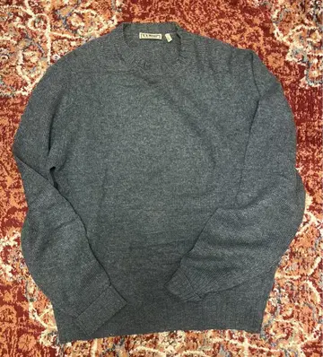 90s L.L.Bean 그린 짙은 녹색 니트 스웨터 L
