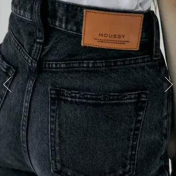 새상품급 MOUSSY MVS 플레어 데님 25인치