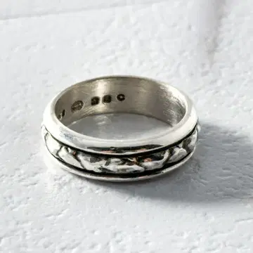 GEORG JENSEN 반지 28 C 실버 925S 21호