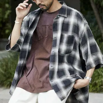 NAUTICA Faded S/S Shirt 노티카 체크 셔츠