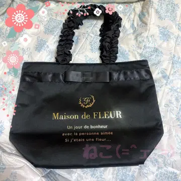 Maison de FLEUR 메종 드 플뢰르 토트백 플라워 프린트
