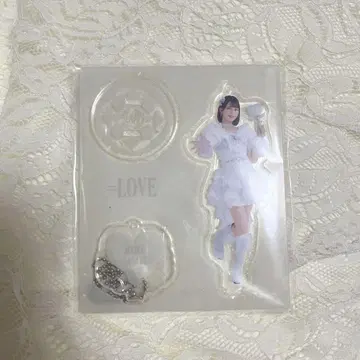 =LOVE 아크릴 스탠드 볼 체인 포함 사사키 마이카