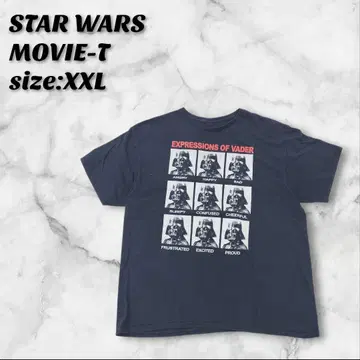 영화 STARWARS 다스 베이더 무비 티셔츠 XXL 블랙
