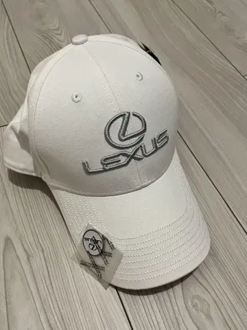 Lexus 렉서스 화이트 자수 캡 골프 캡