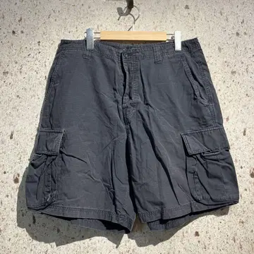 00s J.CREW 립스탑 카고 숏 팬츠 제이크루 그레이