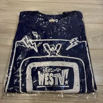 1. 미개봉 WEST. 쟈니즈 WEST WESTV! 롱 T셔츠
