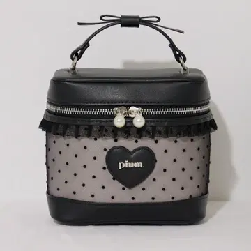 pium 하트 튤 베니티 백