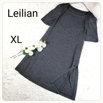 레리안 은사 어깨 패드 롱 반팔 슬릿 스트레치 튜닉 XL