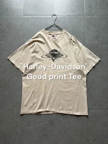 00년대 USA 제작 Harley-Davidson 티셔츠 바 앤 쉴드